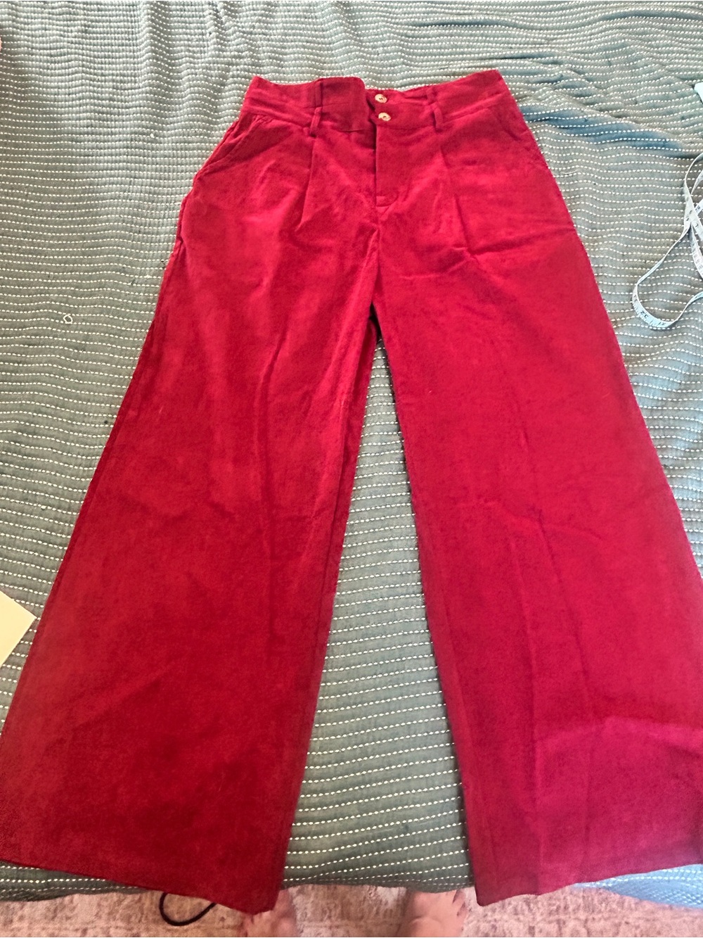 New With Tags Cider Thin Corduroy Wide Leg Pants